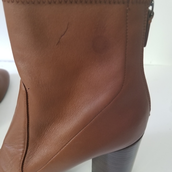 NWT Mercedes Castillo boots sock brown sz 10 - Picture 6 of 6